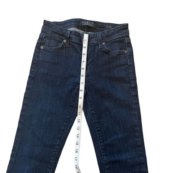 J BRAND Dark Wash Mid Rise Pencil Straight Leg Stretch Denim Jean 27 - Picture 6 of 9